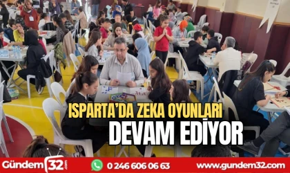 Isparta'da zeka oyunları devam ediyor