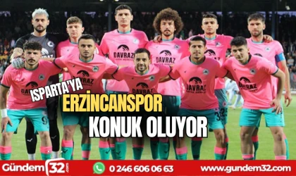 Isparta'ya Erzincanspor konuk oluyor