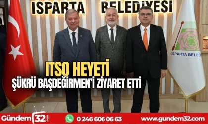 ITSO heyeti Şükrü Başdeğirmen'i ziyaret etti
