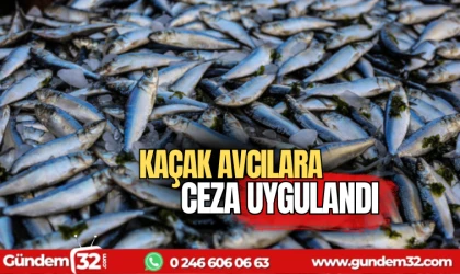 Kaçak avlanan kişilere ceza uygulandı