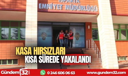 Kasada hırsızları kısa sürede yakalandı