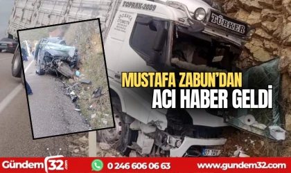 Mustafa Zabun'dan acı haber geldi