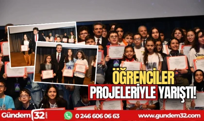 Öğrenciler projeleriyle yarıştı