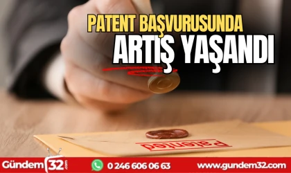Patent başvurusunda artış yaşandı