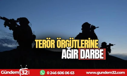 Terör örgütlerine ağır darbe