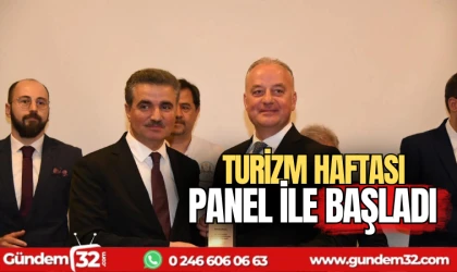Turizm haftası panel ile başladı