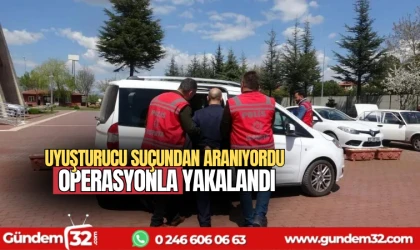 Uyuşturucu suçundan aranan zanlı yakalandı
