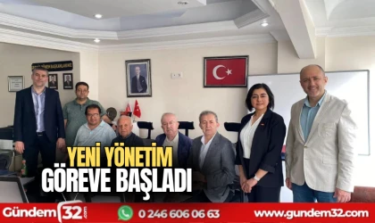 Yeni yönetim göreve başladı