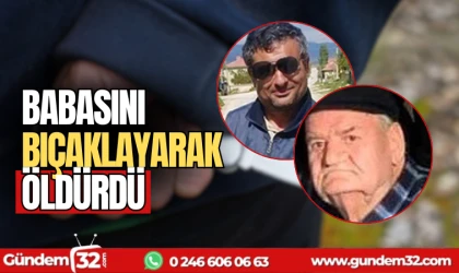 Zihinsel engelli adam babasını öldürdü
