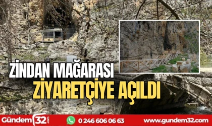 Zindan mağarası ziyaretçi girişine açıldı