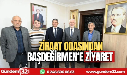 Ziraat odasından Başdeğirmen'e ziyaret