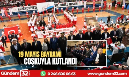 19 Mayıs Bayramı coşkuyla kutlandı