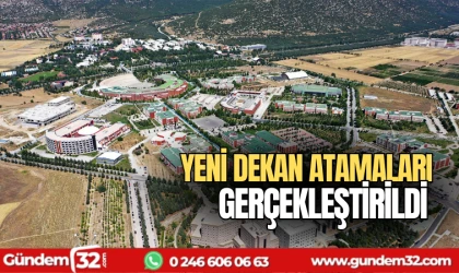6 fakülteye yeni dekan ataması gerçekleştirildi