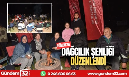 Eğirdir'de Dağcılık Şenliği düzenlendi