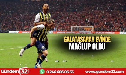 Galatasaray evinde mağlup oldu