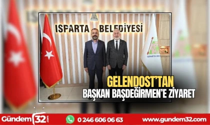 Gelendost'tan Başkan Başdeğirmen’e ziyaret
