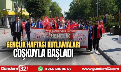 Gençlik Haftası kutlamaları başladı