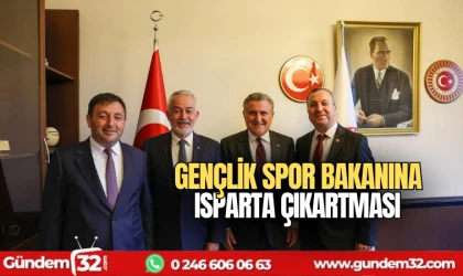 Gençlik Spor Bakanına Isparta Çıkartması
