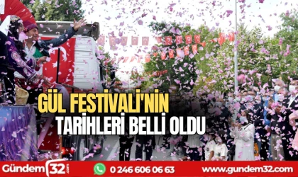 Gül Festivali'nin tarihleri belli oldu