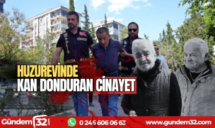 Huzurevinde kan donduran cinayet