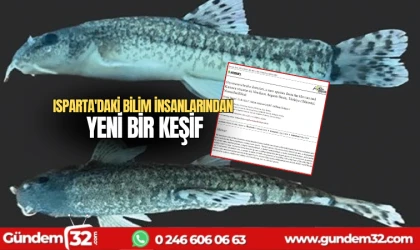 Isparta'daki Bilim insanlarından yeni bir keşif