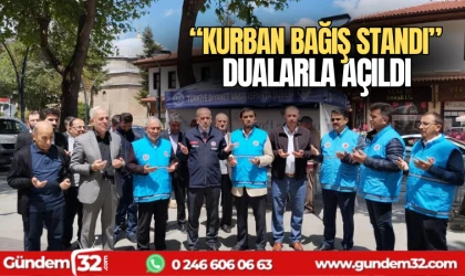 "Kurban Bağış Standı" Dualarla Açıldı