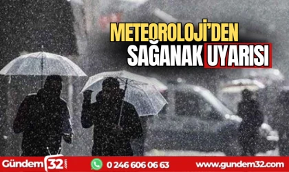 Meteoroloji'den sağanak uyarısı