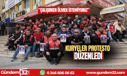 Motokuryeler protesto düzenledi: Bıçaklanarak ölmek istemiyoruz!