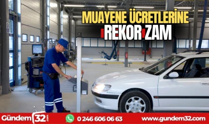 Muayene ücretlerine rekor zamn