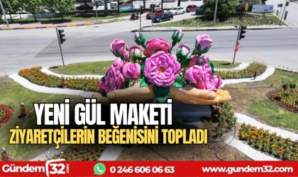 Yeni Gül maketi ziyaretçilerin beğenisini topladı