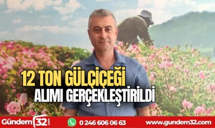 12 ton Gülçiçeği alımı gerçekleştirildi