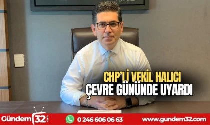 CHP’Lİ HALICI ÇEVRE GÜNÜNDE UYARDI ‘EĞİRDİR GÖLÜ İKİYE BÖLÜNMEK ÜZERE’