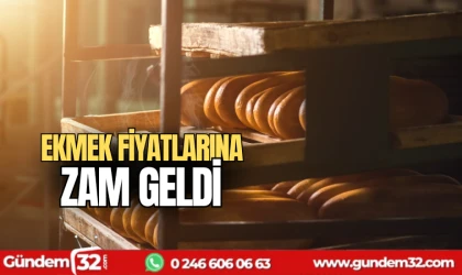 Ekmek fiyatlarına zam geldi