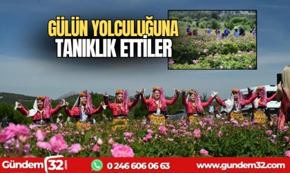 Gülün yolculuğuna tanıklık ettiler