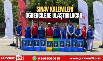 Sınav kalemleri öğrencilere ulaştıracak