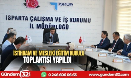 2024 Yılının 4. İstihdam ve Mesleki Eğitim Kurulu Toplantısı Yapıldı