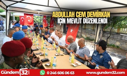 Abdullah Cem Demirkan için mevlit düzenlendi