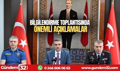 Bilgilendirme Toplantısında Önemli Açıklamalar