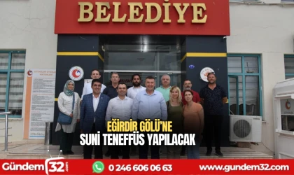 Eğirdir Gölü’ne Suni Teneffüs Yapılacak