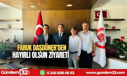 Faruk Daşdöner'den hayırlı olsun ziyareti