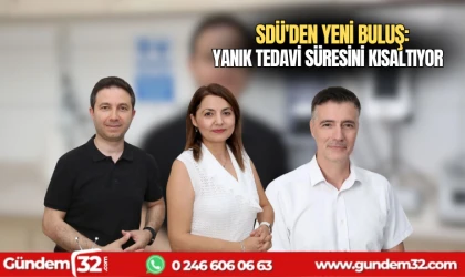SDÜ'den yeni buluş: yanık tedavi süresini kısaltıyor