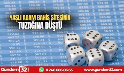 Yaşlı adam bahis sitesinin tuzağına düştü