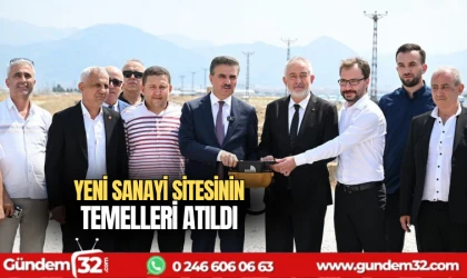 Yeni sanayi sitesinin temelleri atıldı