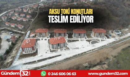 Aksu TOKİ konutları teslim ediliyor
