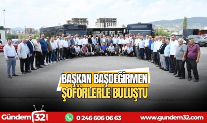Başkan Başdeğirmen kooperatif esnafı ve şoförlerle buluştu