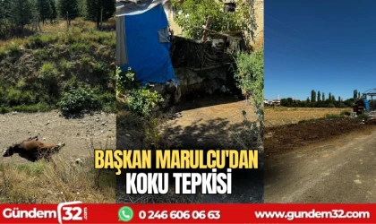 Başkan Marulcu'dan koku tepkisi