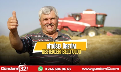 Bitkisel üretim destekleri belli oldu