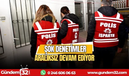 Şok denetimler aralıksız devam ediyor