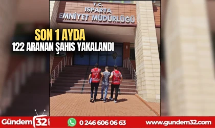 son 1 ayda 122 aranan şahıs yakalandı