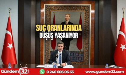 Suç oranlarında düşüş yaşanıyor
